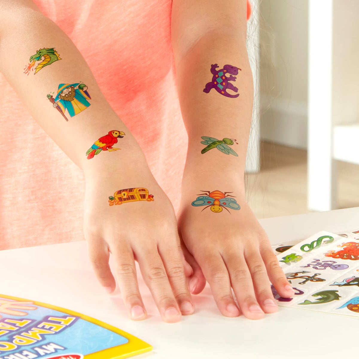 Educational My First Temporary Tattoos 100 Kid-Friendly Tattoos - Adventure Creatures Sports and More
