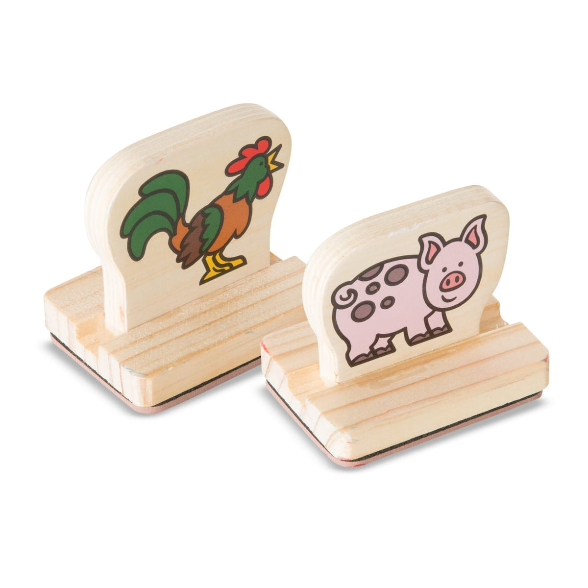 Educational My First Wooden Stamp Set - Farm Animals