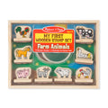 Educational My First Wooden Stamp Set - Farm Animals