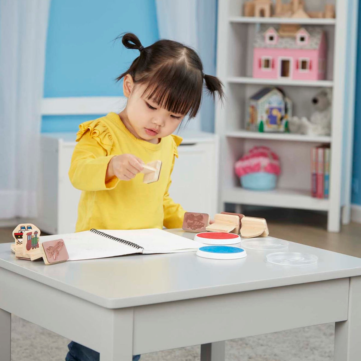 Educational My First Wooden Stamp Set - Vehicles