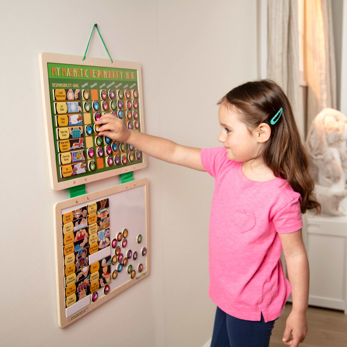Educational Magnetic Responsibility Chart - Chore Chart