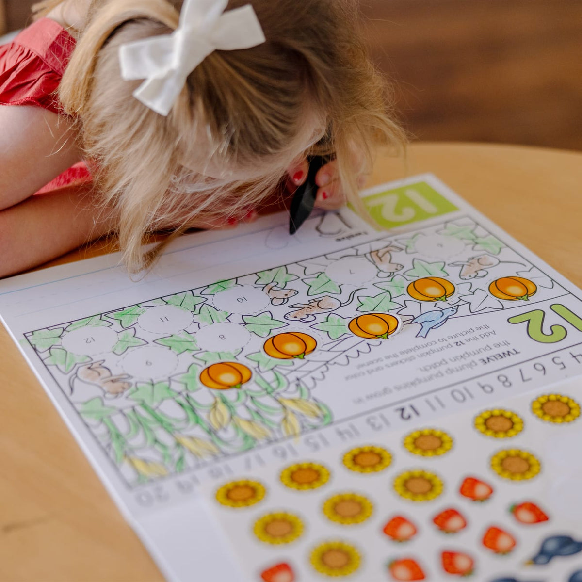 Educational Numbers Activity Pad