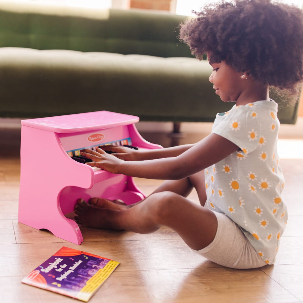 Educational Learn-to-Play Pink Piano