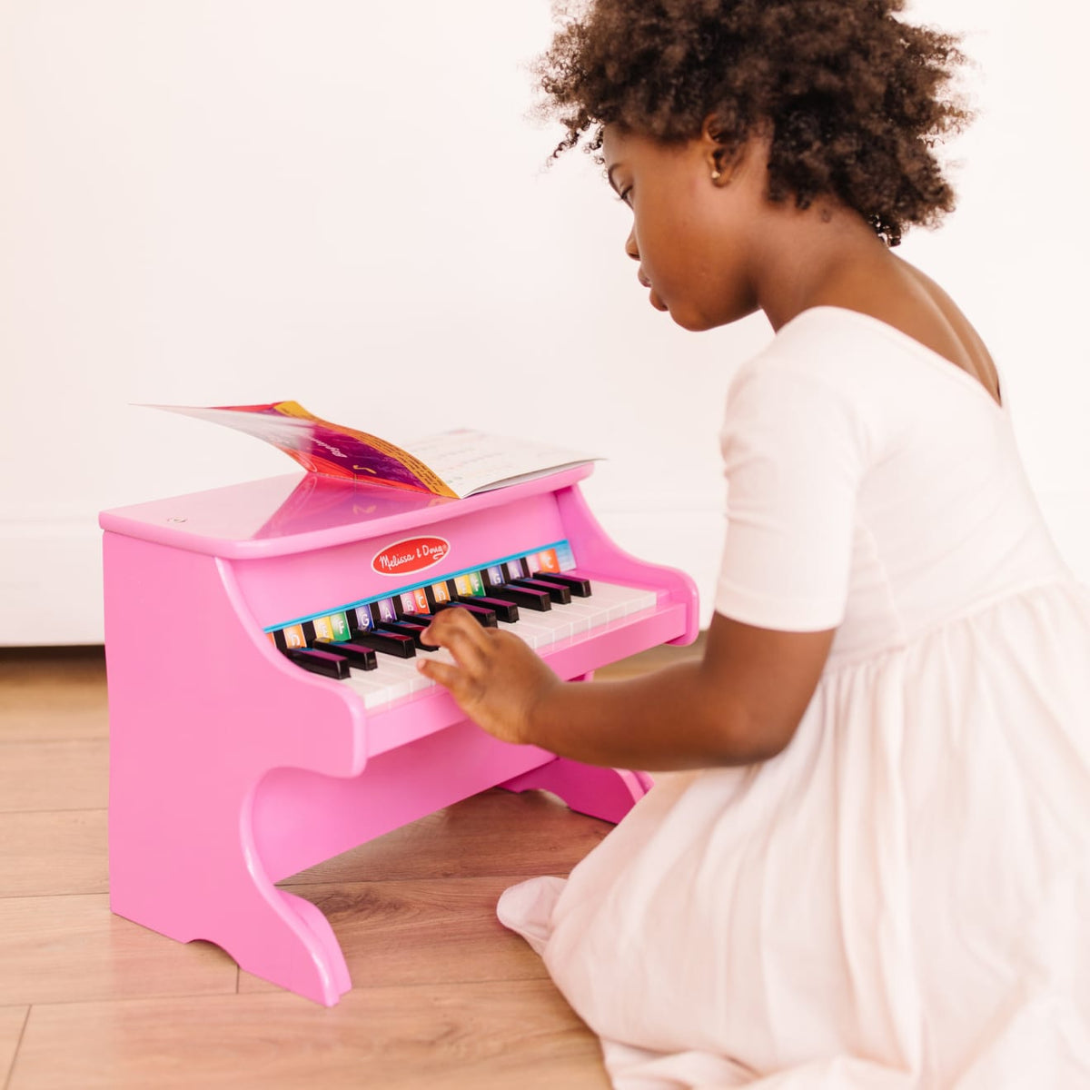 Educational Learn-to-Play Pink Piano