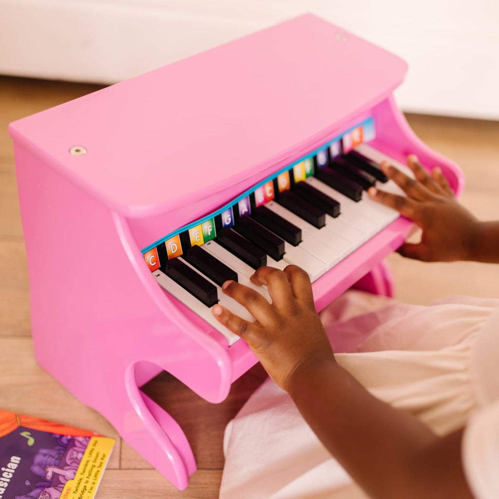 Educational Learn-to-Play Pink Piano