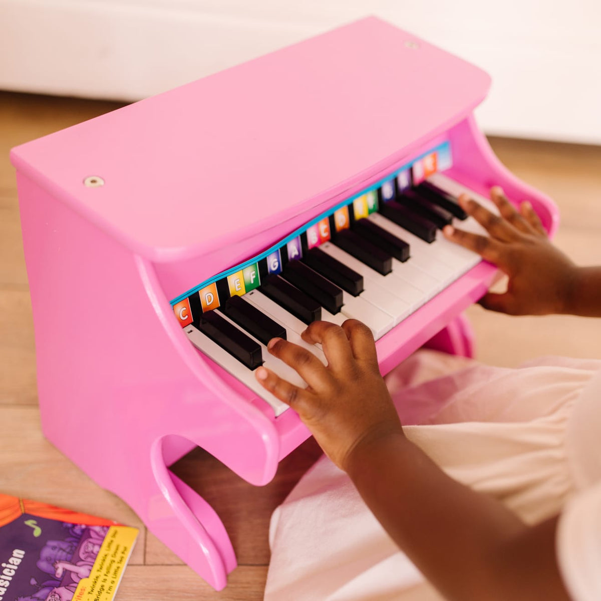 Educational Learn-to-Play Pink Piano