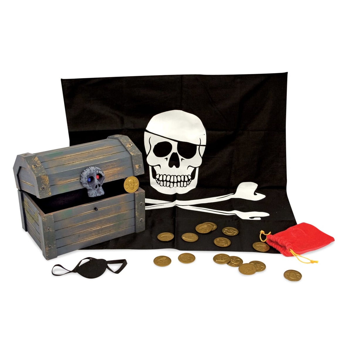 Educational Wooden Pirate Chest