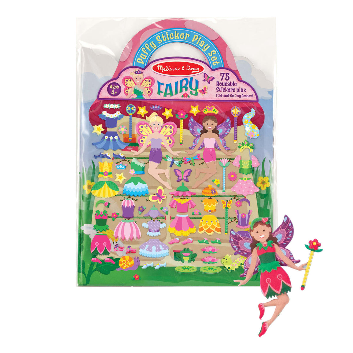 Educational Puffy Stickers Play Set Fairy