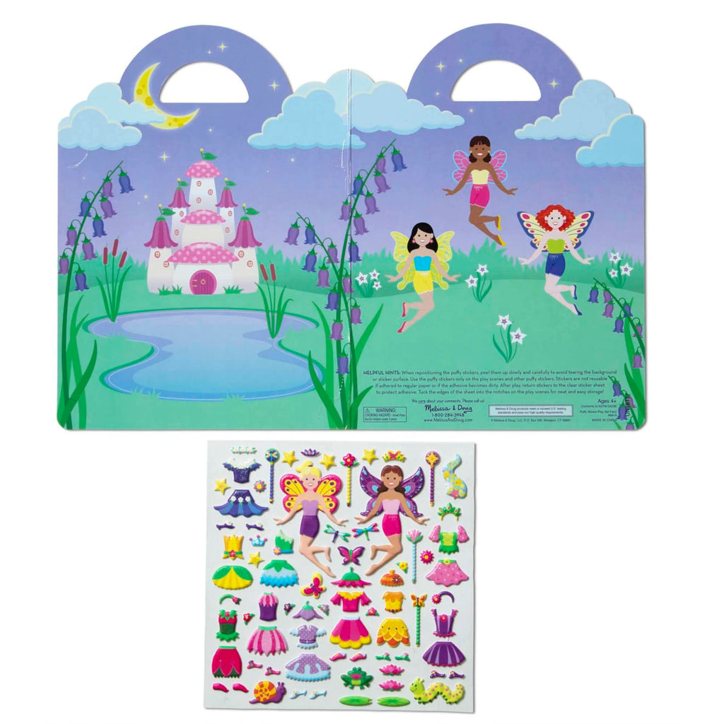 Educational Puffy Stickers Play Set Fairy