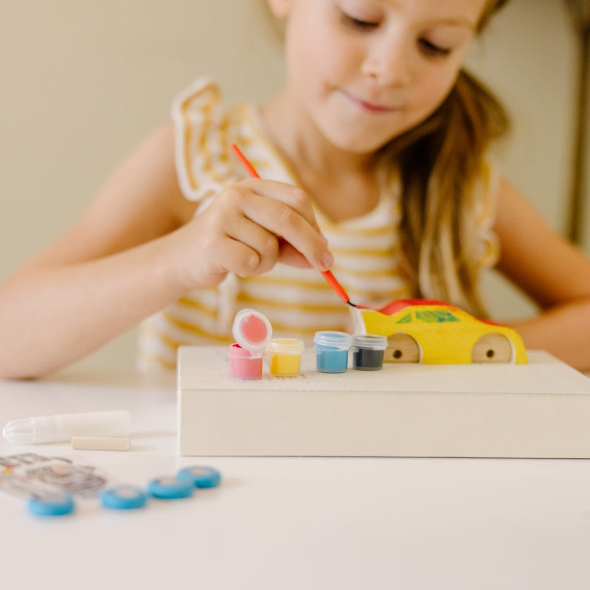 Educational Created by Me Race Car Wooden Craft Kit