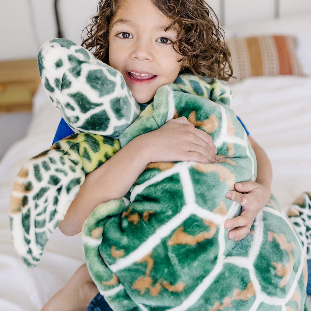 Educational Sea Turtle Giant Stuffed Animal