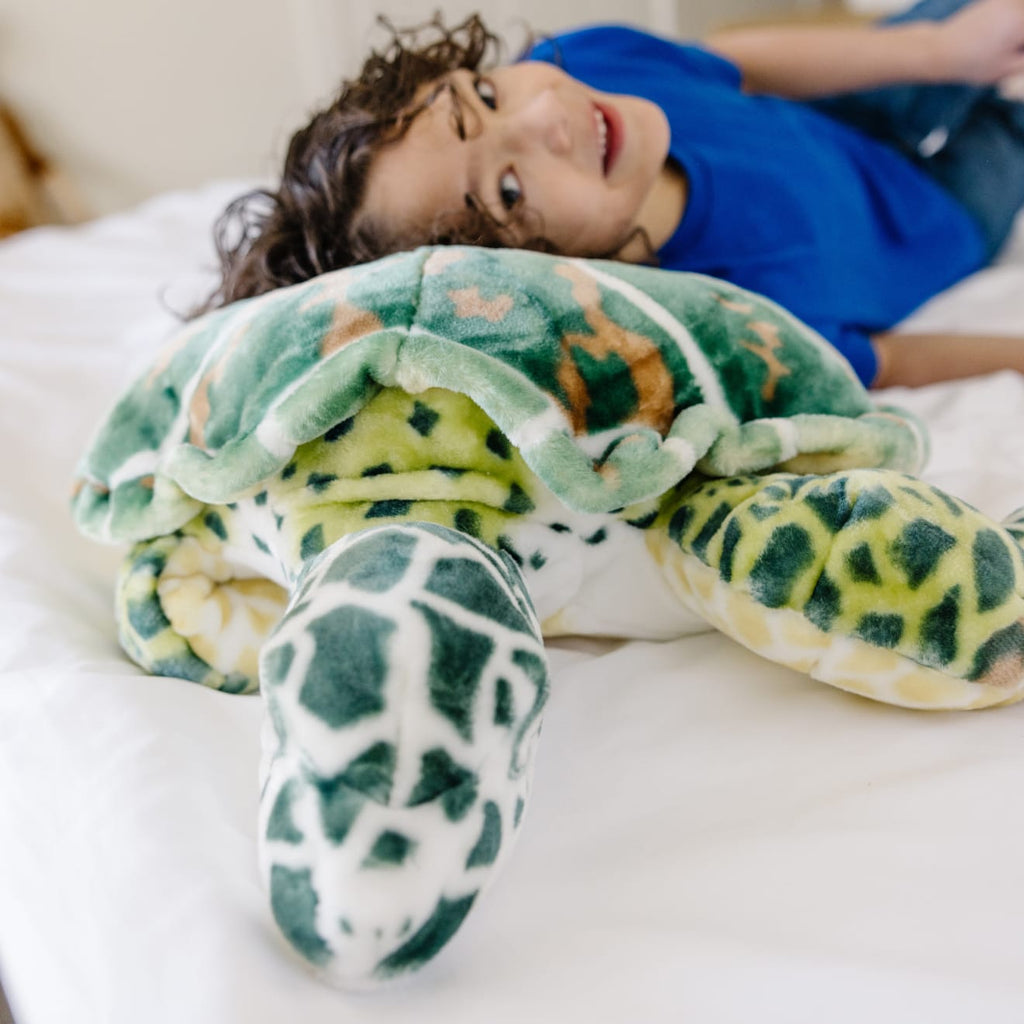 Educational Sea Turtle Giant Stuffed Animal