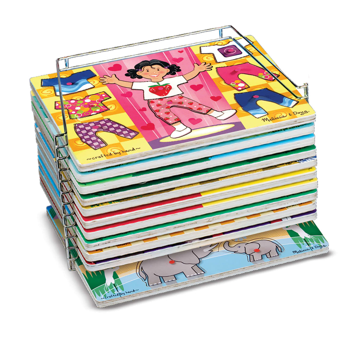 Educational Wire Puzzle-Storage Rack