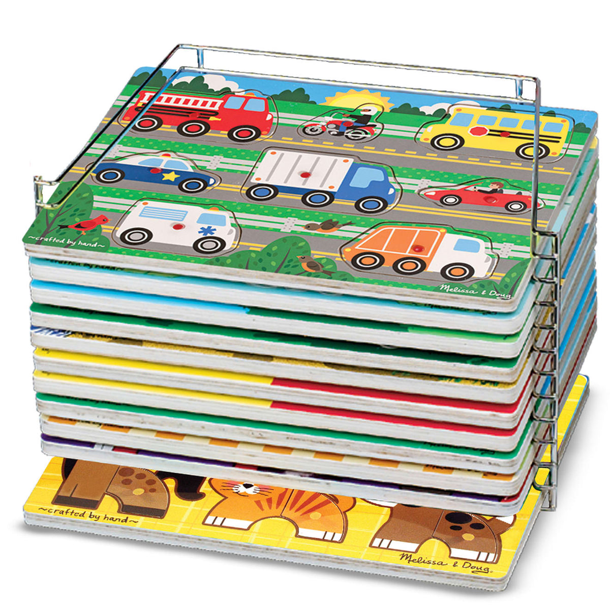 Educational Wire Puzzle-Storage Rack