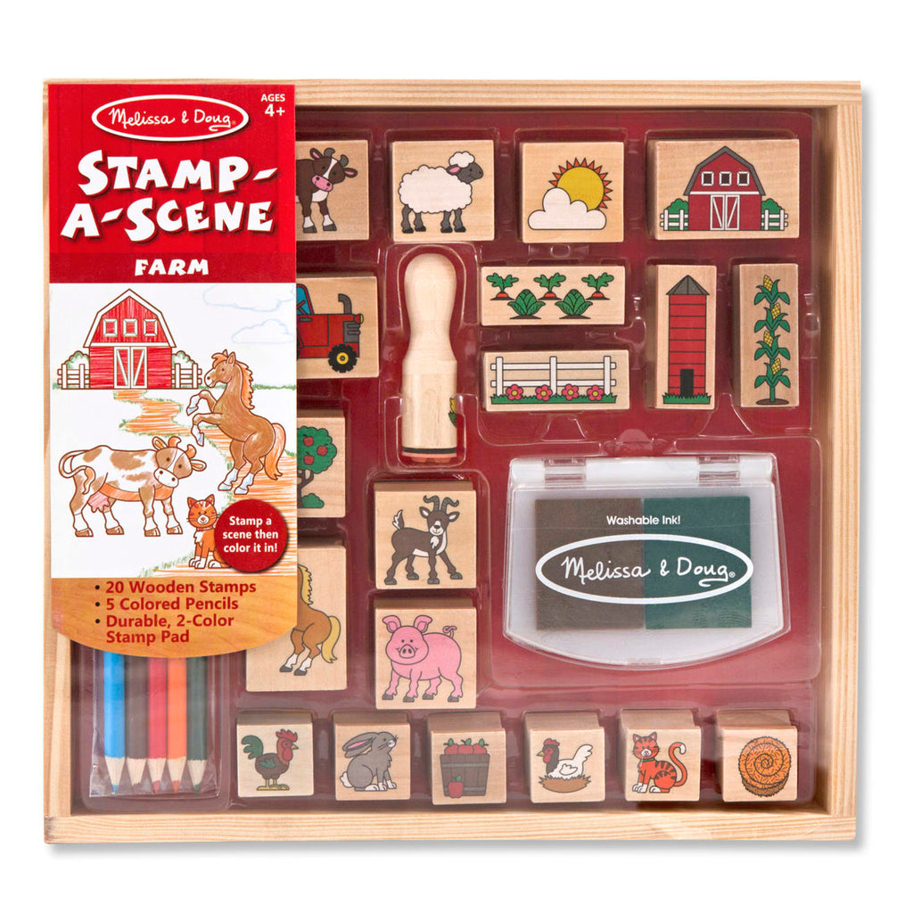 Educational Stamp-a-Scene Farm