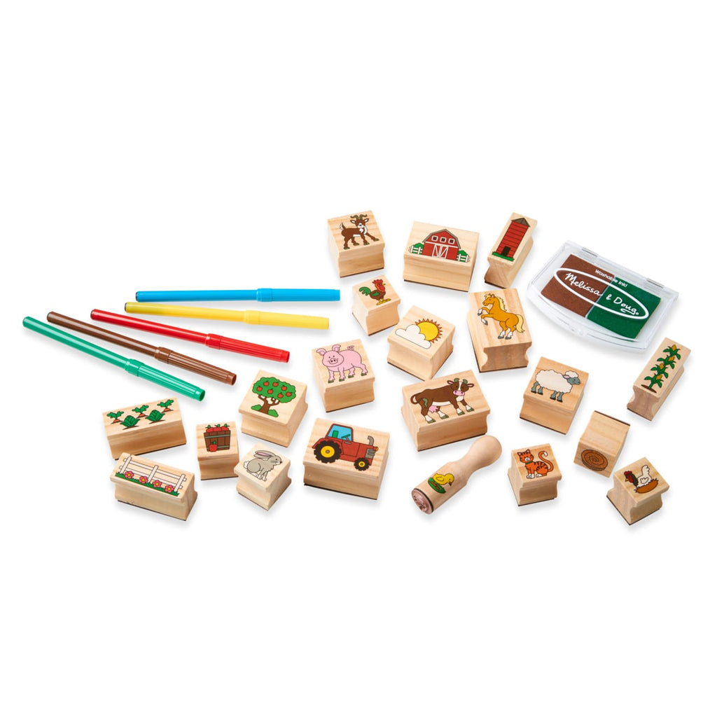 Educational Stamp-a-Scene Farm