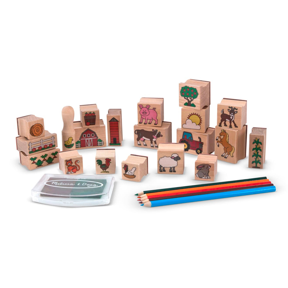 Educational Stamp-a-Scene Farm