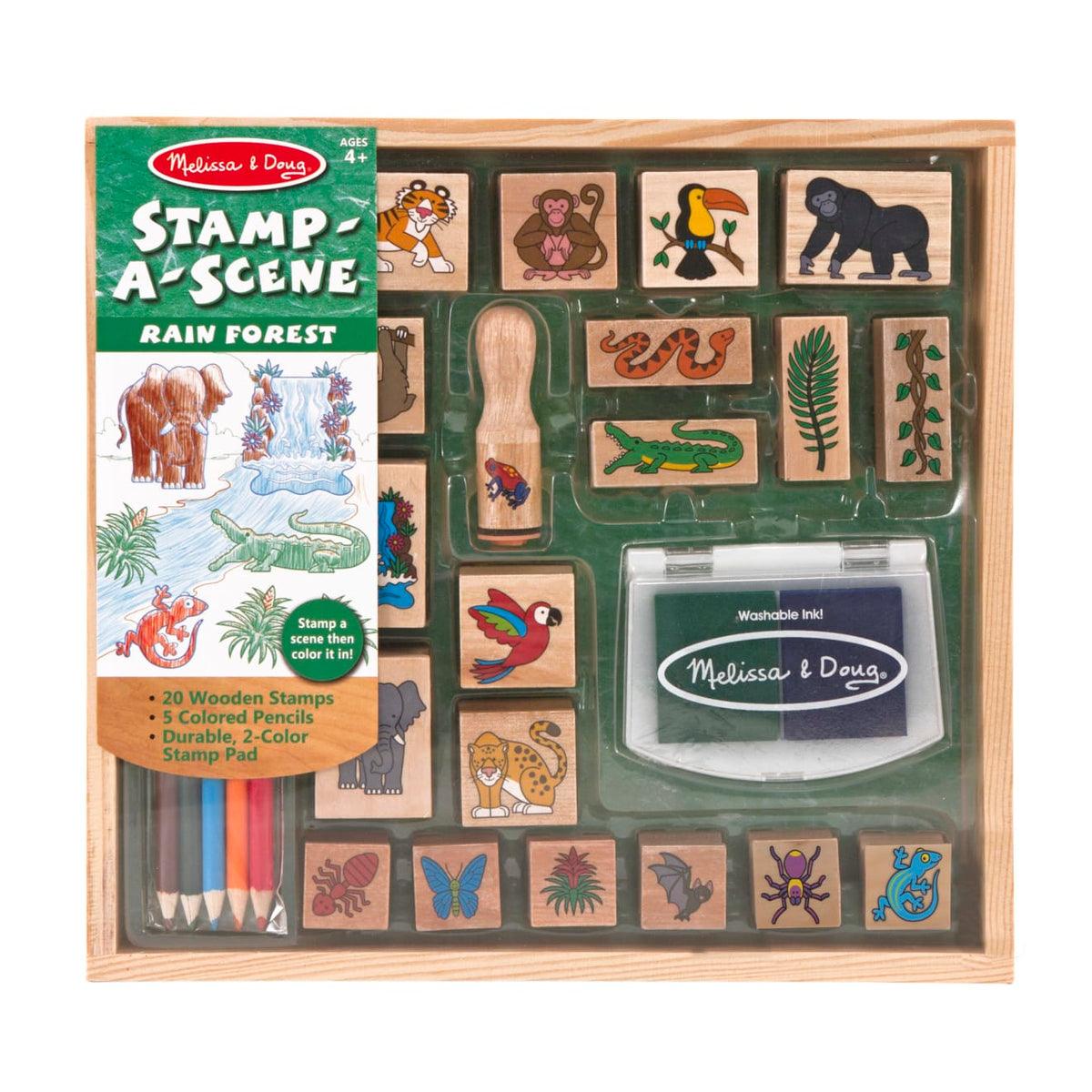 Educational Stamp-a-Scene Rain Forest
