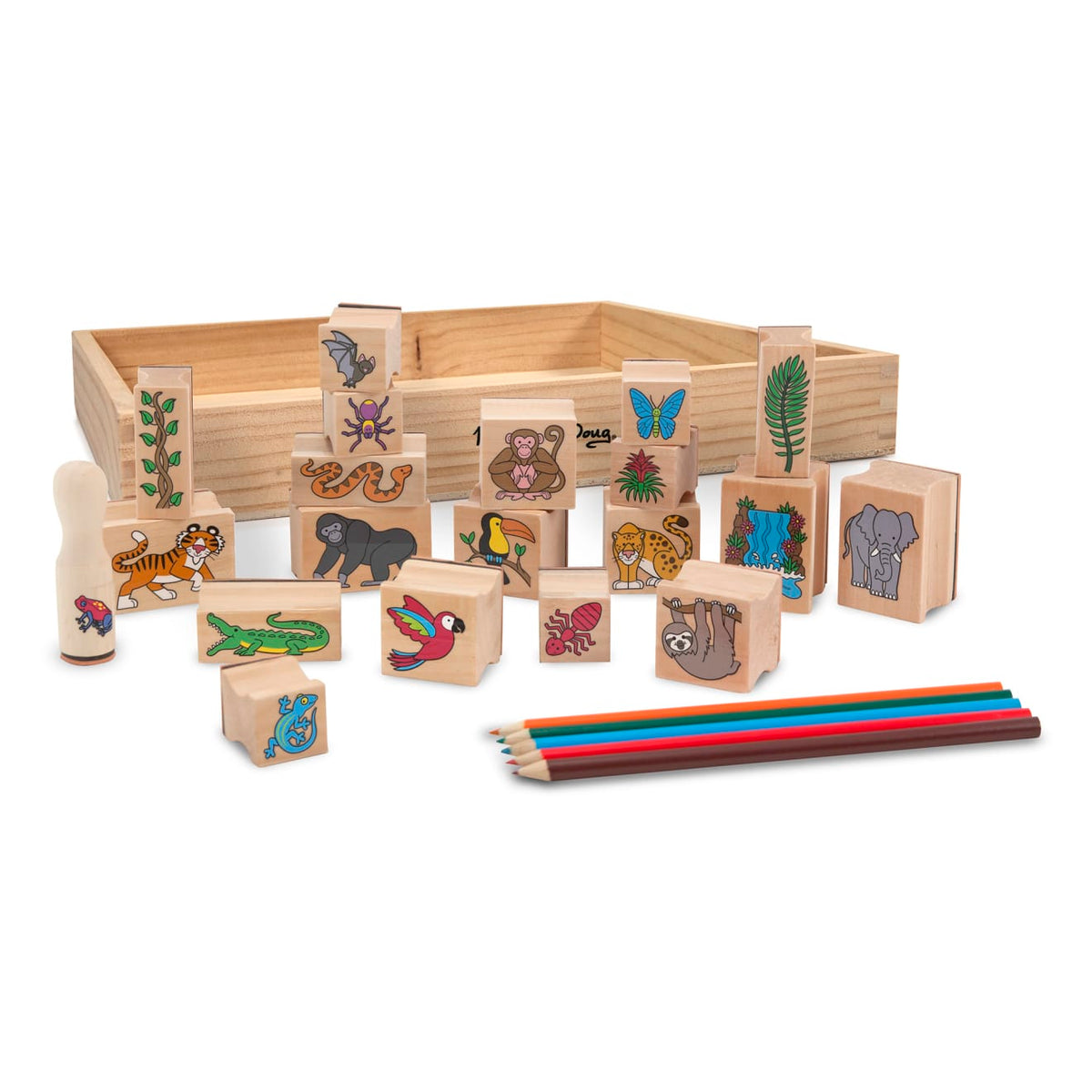 Educational Stamp-a-Scene Rain Forest