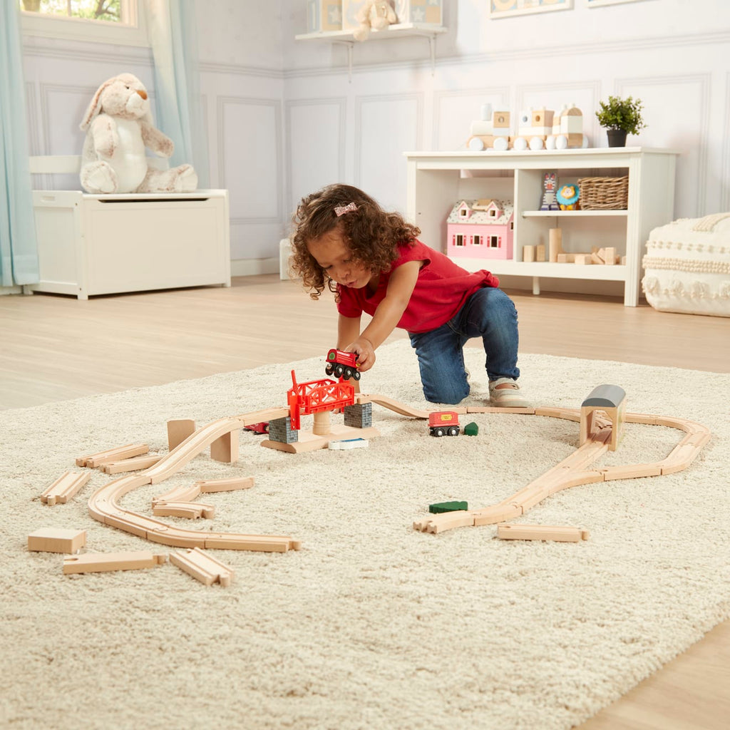 Educational Swivel Bridge Train Set