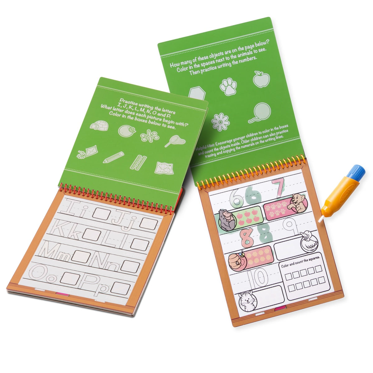 Educational Water Wow Bundle - Animals Alphabet & Numbers