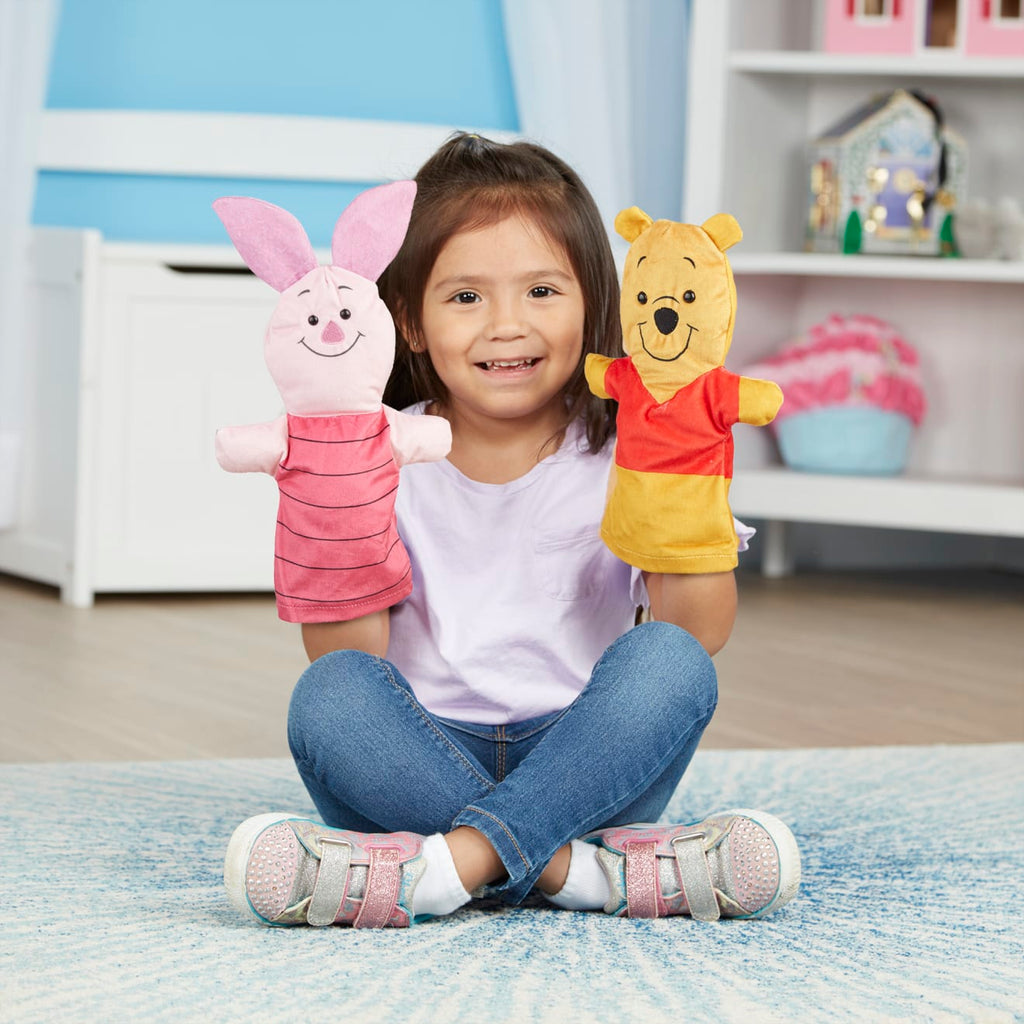 Educational Disney Winnie the Pooh Soft & Cuddly Hand Puppets