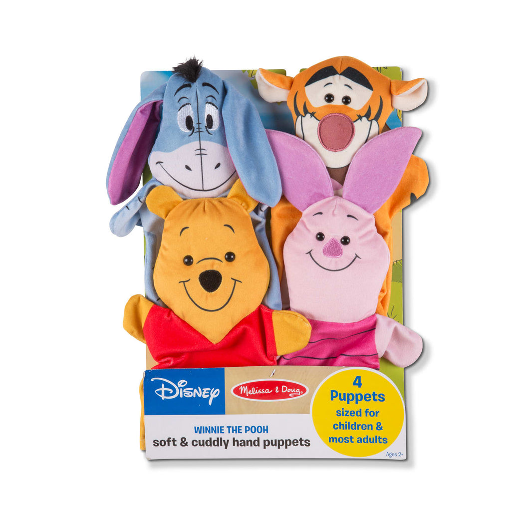 Educational Disney Winnie the Pooh Soft & Cuddly Hand Puppets