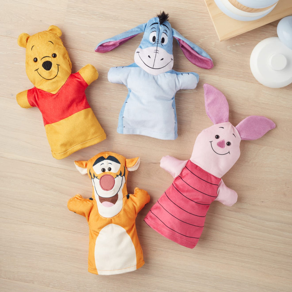 Educational Disney Winnie the Pooh Soft & Cuddly Hand Puppets