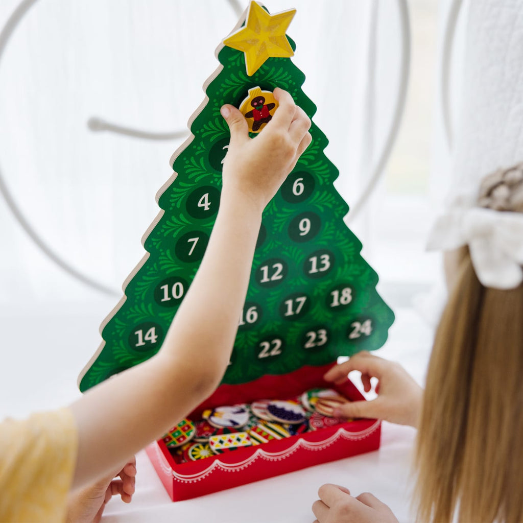 Educational Countdown to Christmas Wooden Religious Advent Calendar