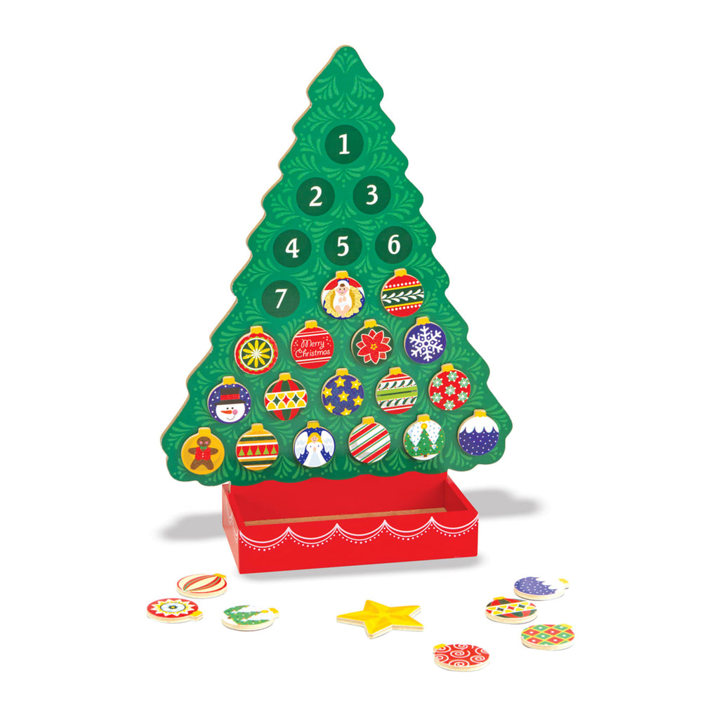 Educational Countdown to Christmas Wooden Religious Advent Calendar