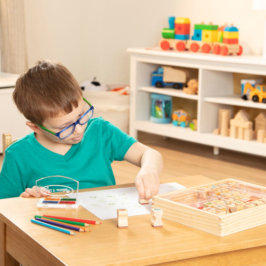 Educational Wooden Favorite Things Stamp Set