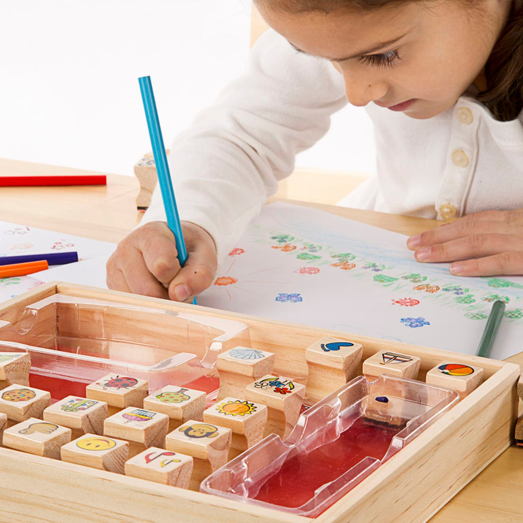 Educational Wooden Favorite Things Stamp Set