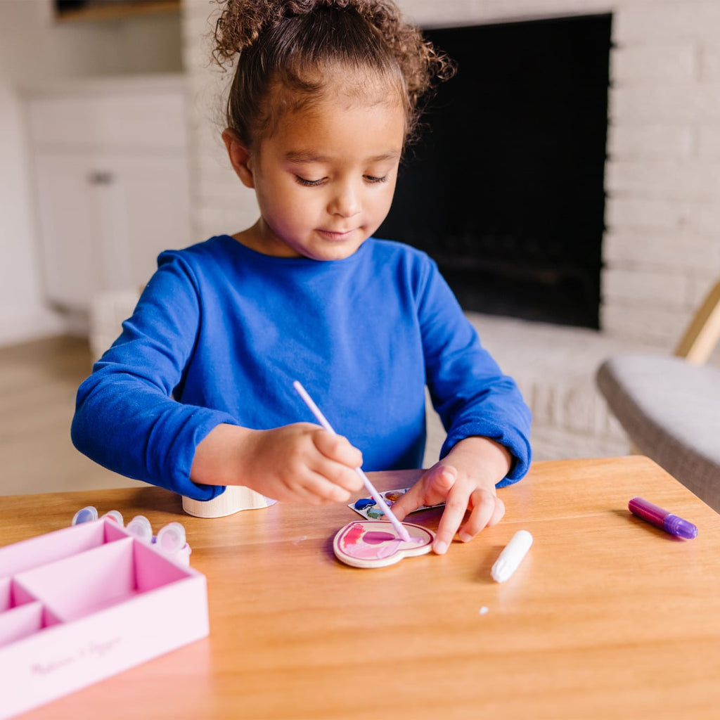 Educational Decorate-Your-Own Wooden Heart Box