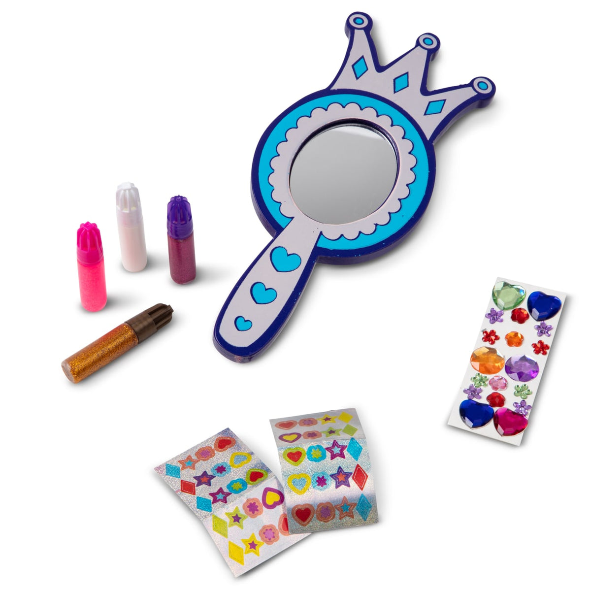 Educational Decorate-Your-Own Wooden Princess Mirror