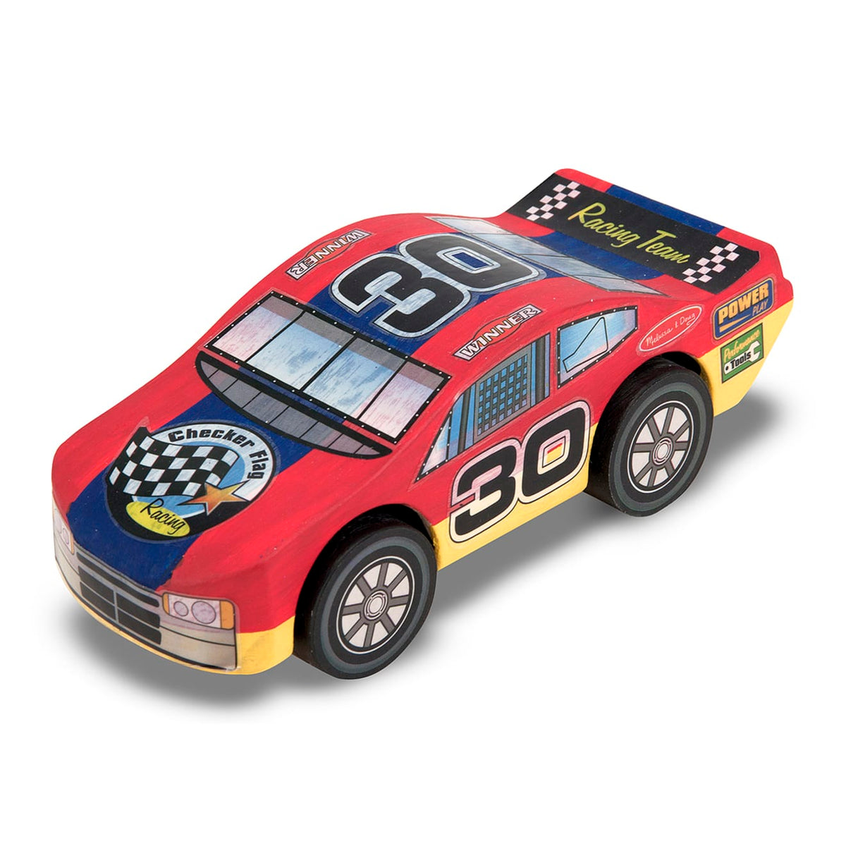 Educational Decorate-Your-Own Wooden Race Car