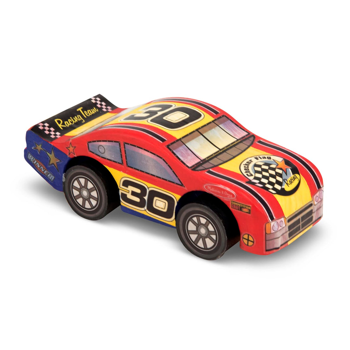 Educational Decorate-Your-Own Wooden Race Car