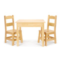 Educational Wooden Table & Chairs - Natural