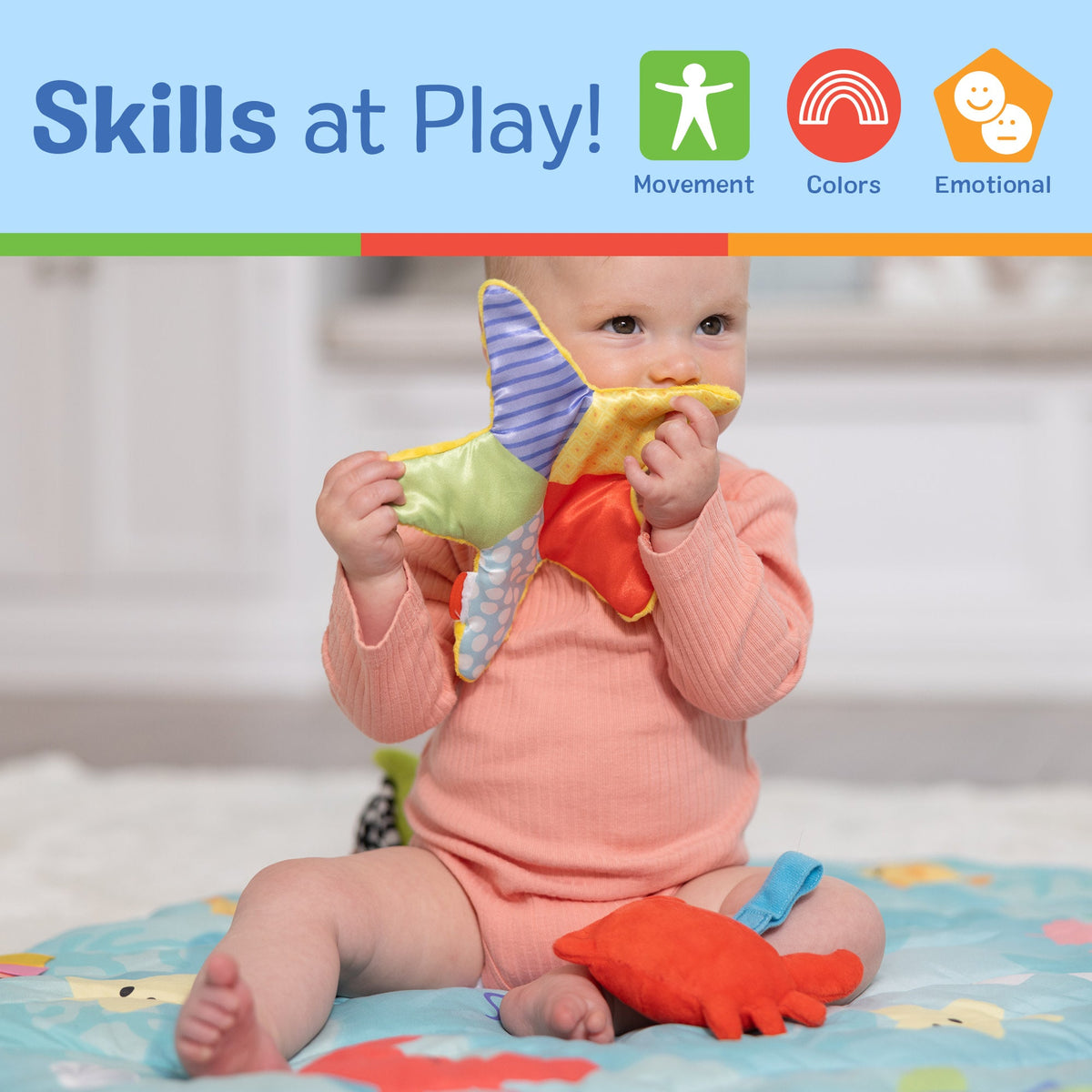 Educational Ocean Easy-Fold Play Gym