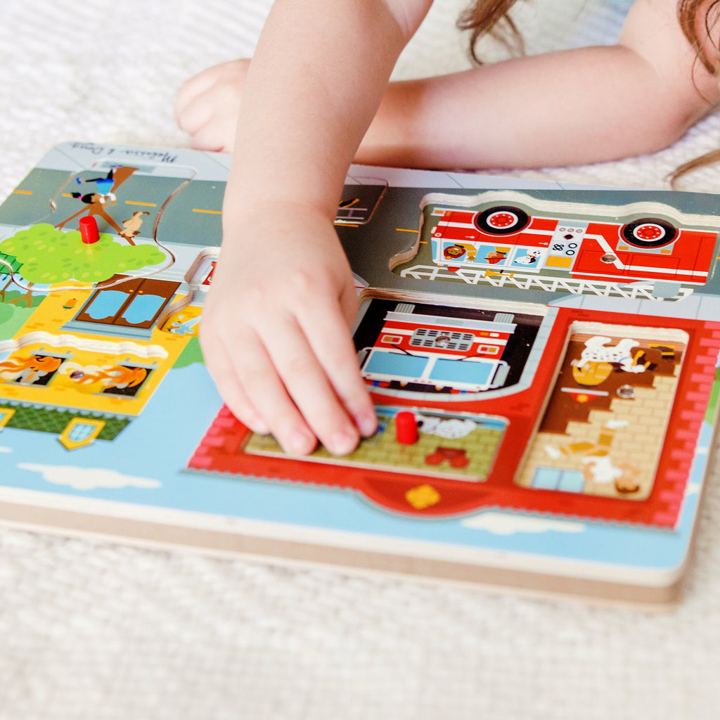 Educational Around the Fire Station Sound Puzzle - 8 Pieces