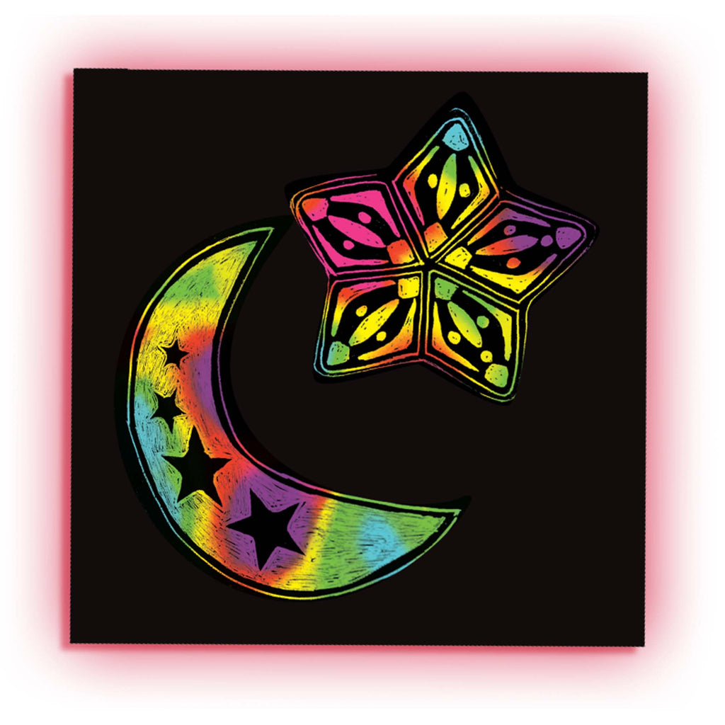 Educational Scratch Art Rainbow Mini Notes _Box of 125