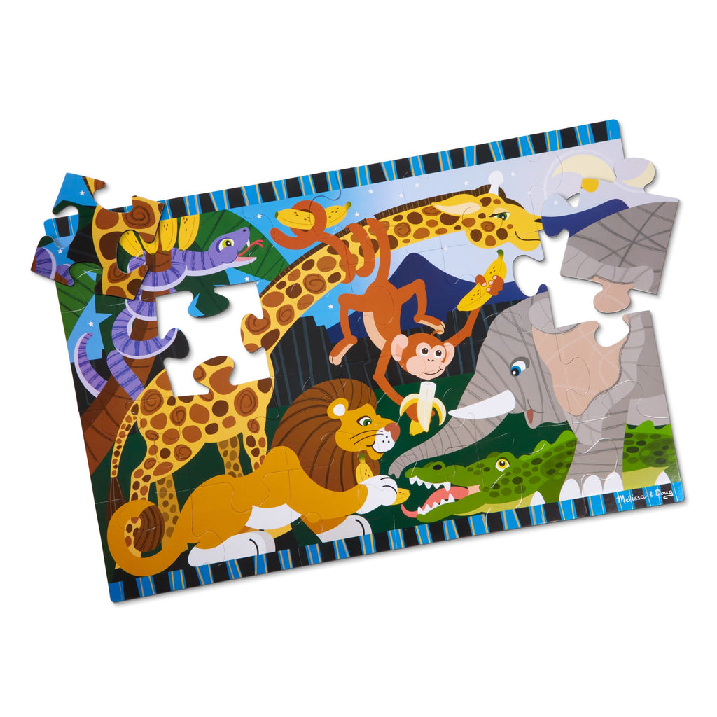 Educational Safari Social Floor Puzzle - 24 Pieces