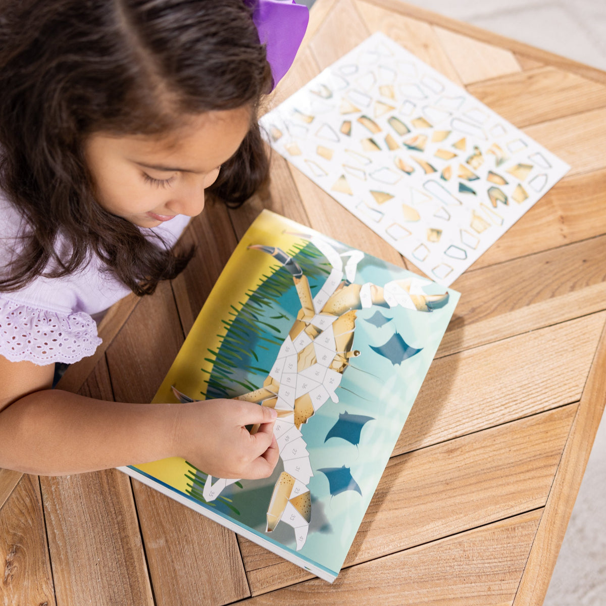 Educational Mosaic Sticker Pad - Ocean