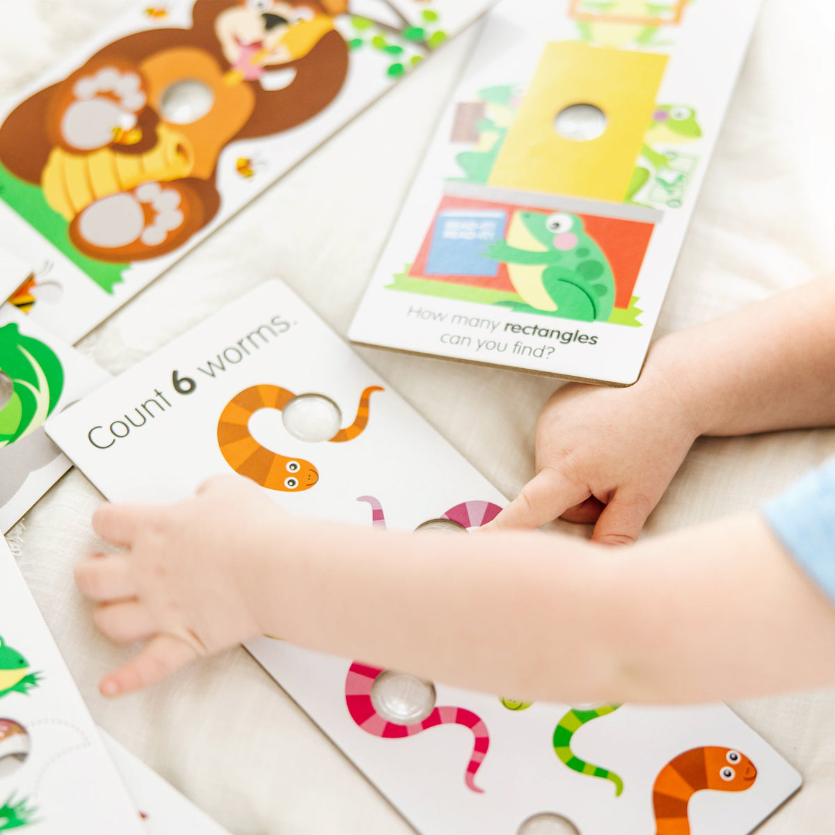 Educational Poke-A-Dot Jumbo Number Learning Cards
