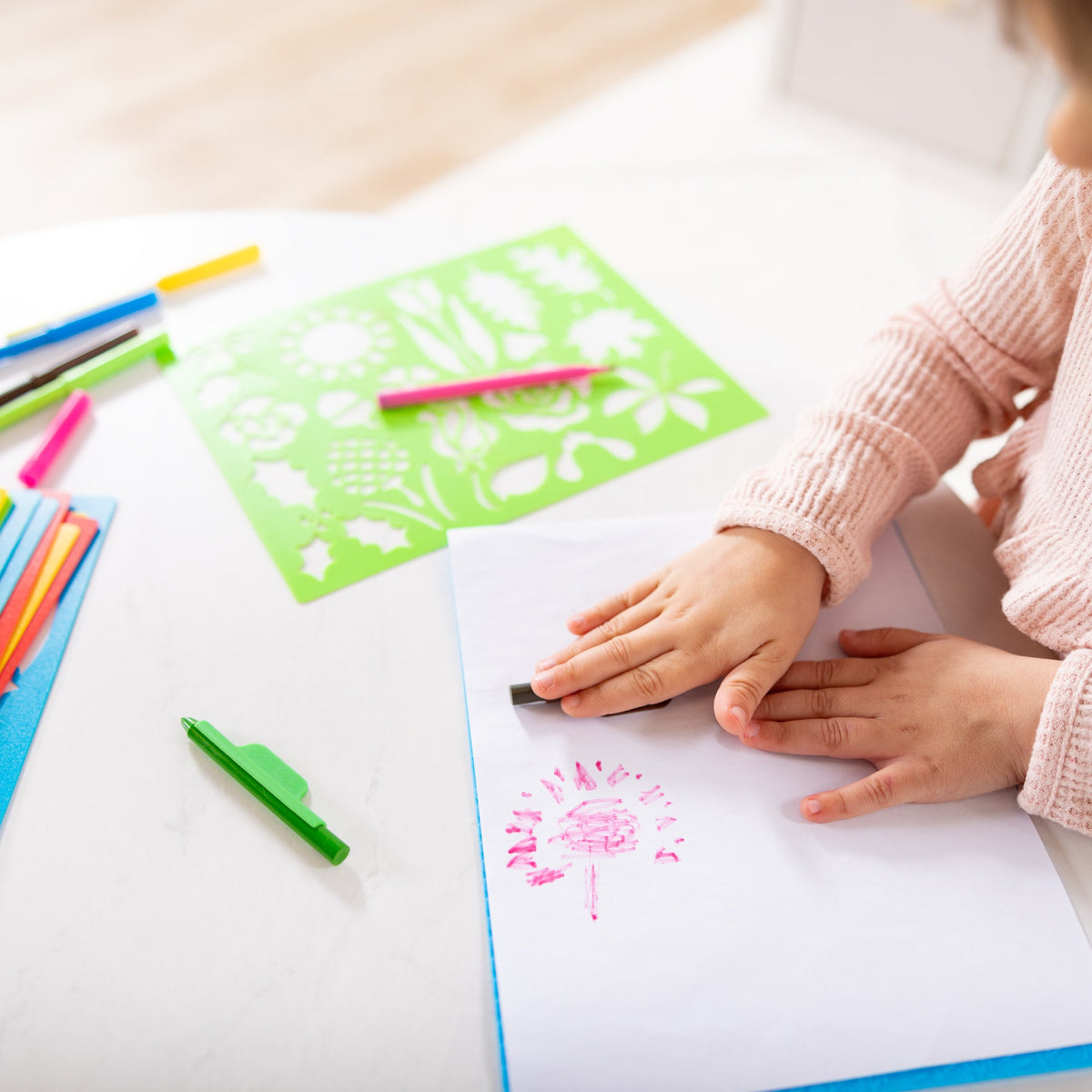 Educational Created by Me Stencil Art Activity Kit