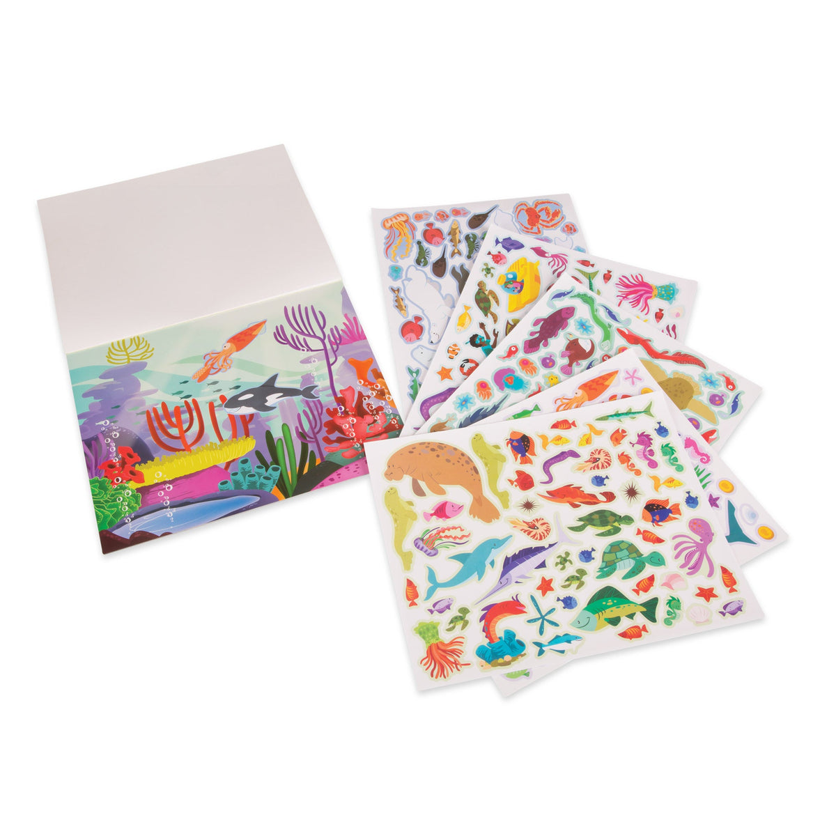 Educational Reusable Sticker Pad - Under the Sea