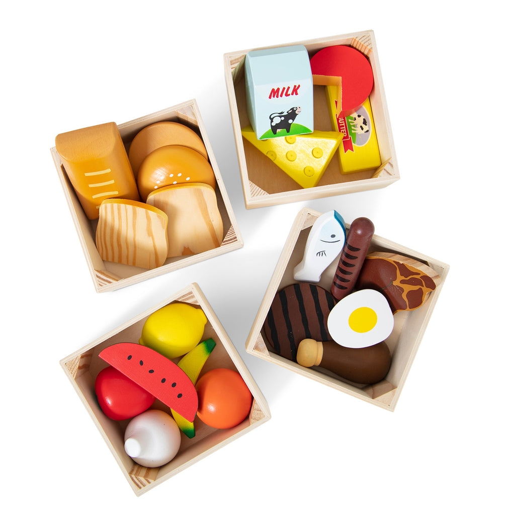 Educational Food Groups - Wooden Play Food