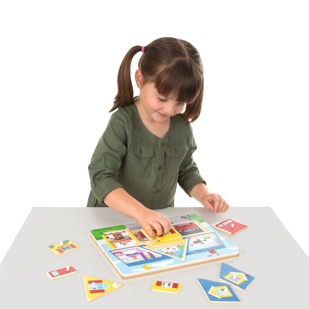 Educational Around the House Sound Puzzle - 8 Pieces