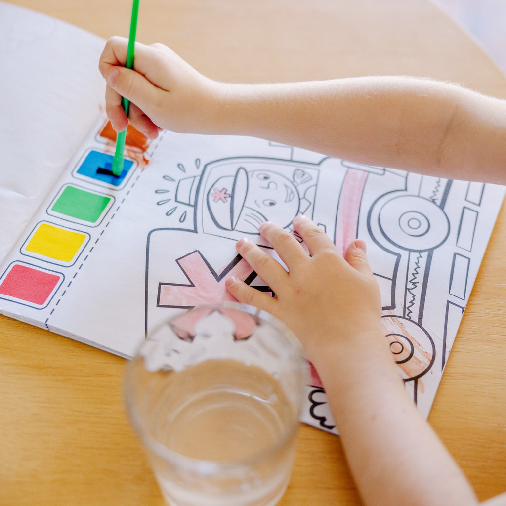 Educational Paint With Water - Vehicles