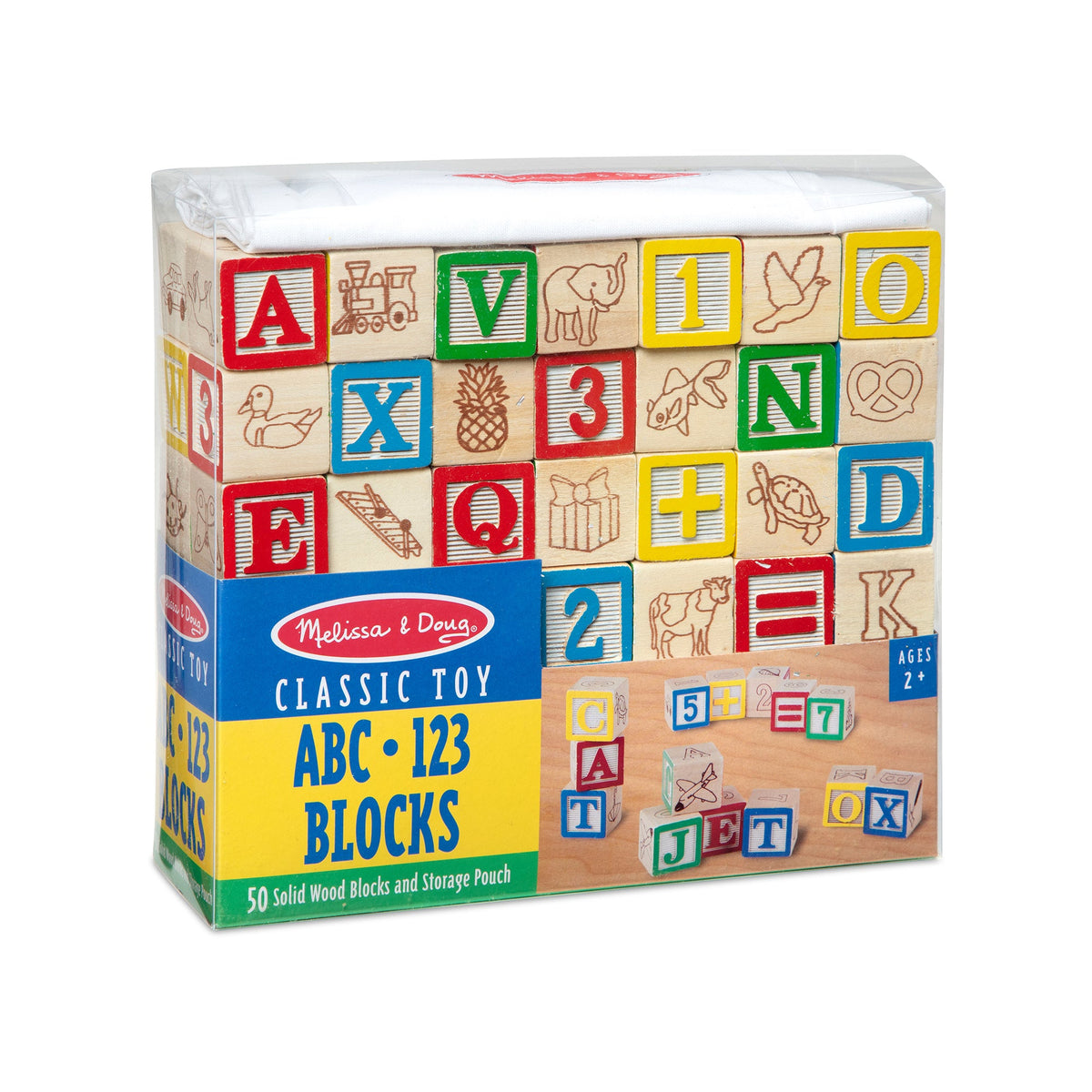 Educational Wooden ABC123 Blocks