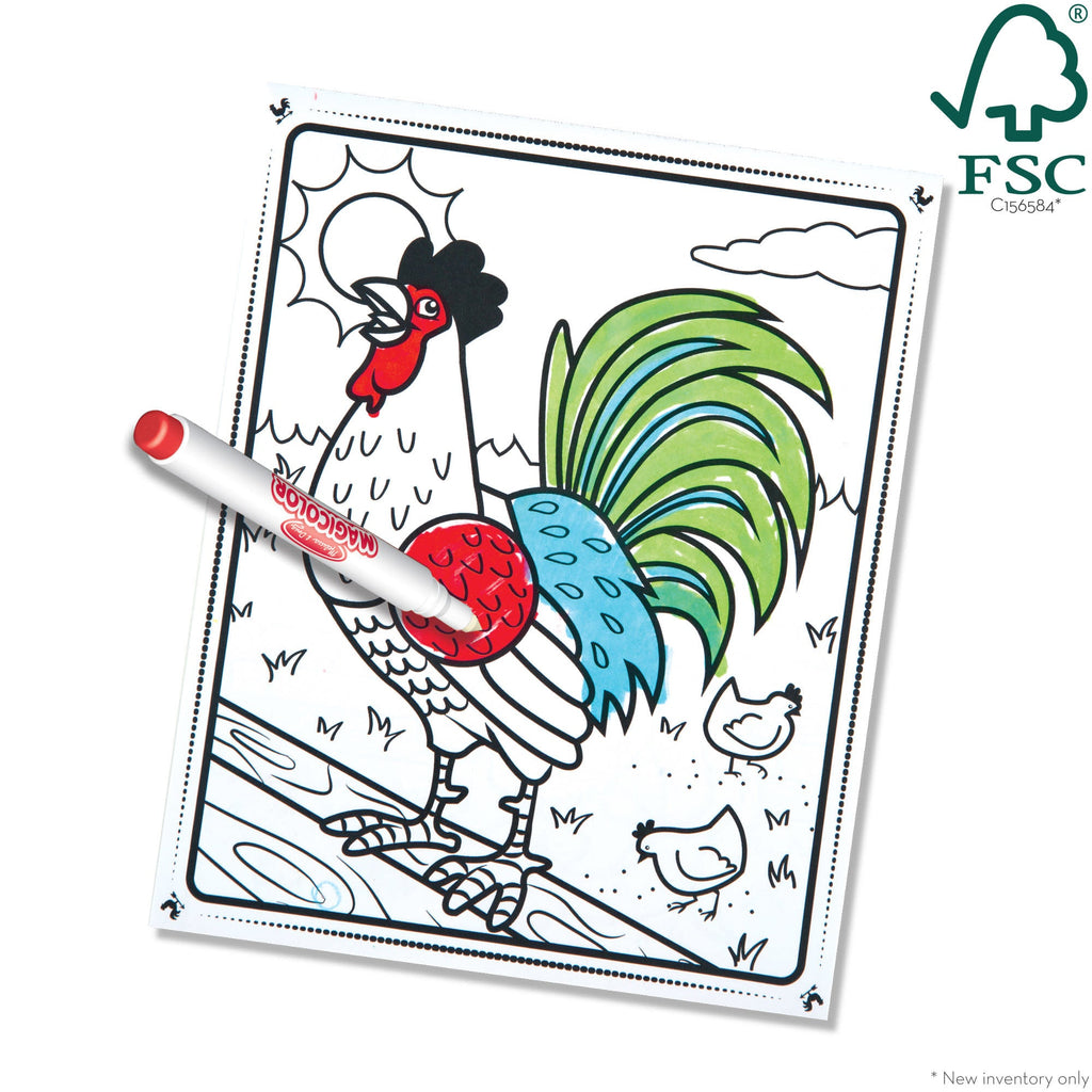 Educational On the Go Magicolor Coloring Pad - Farm Animals